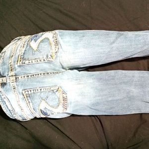 Silver jeans